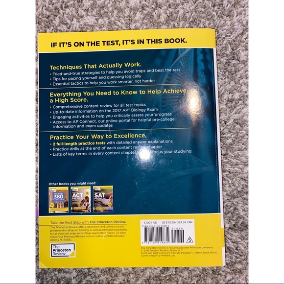 AP biology exam Princeton review book - Picture 3 of 3